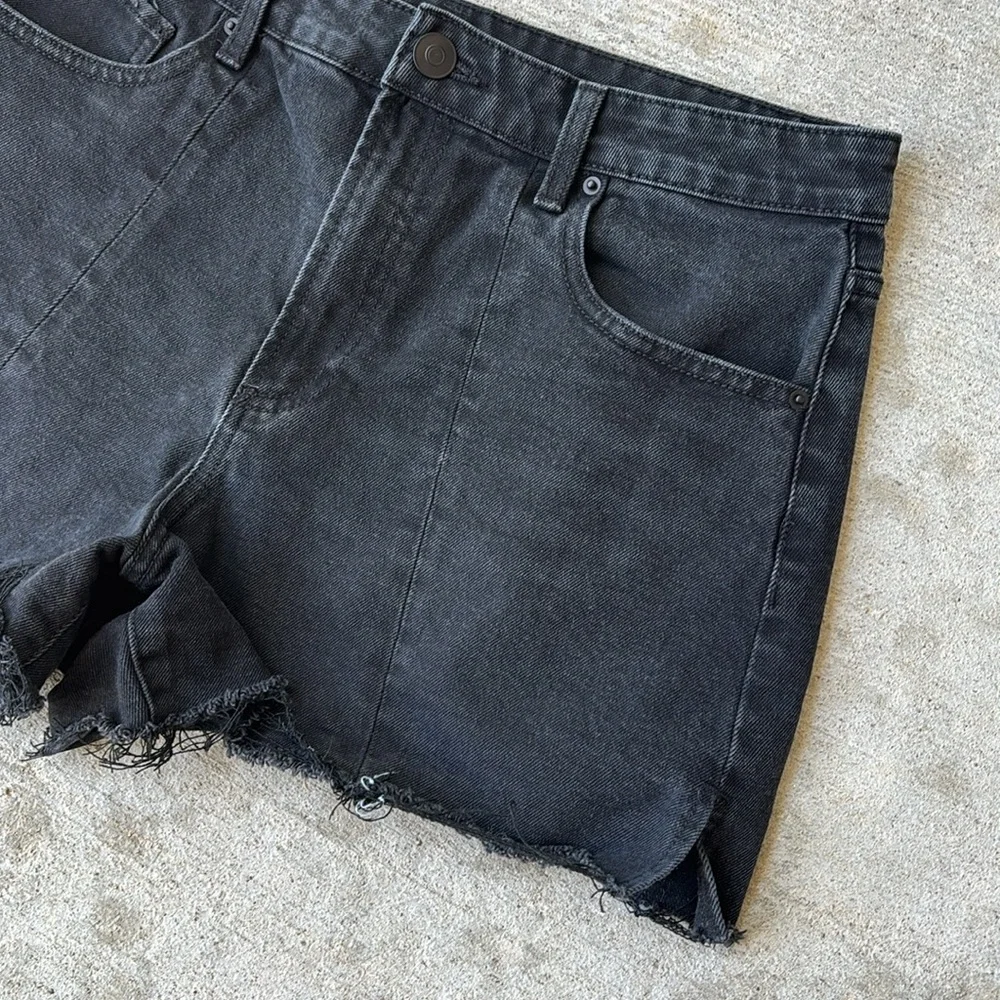No Boundaries Black Wash Jean Shorts